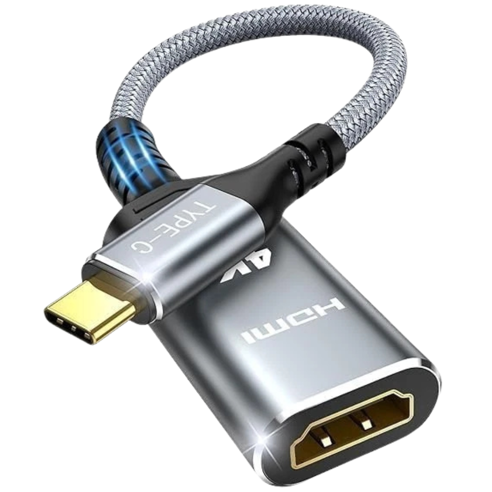 USB-C zu HDMI Adapter 4K für iPhone Galaxy Laptop Tablet