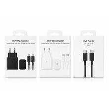 45W Super Schnellladegerät mit Kabel für Samsung S24 S23 S22 S21 A54 A53 A52