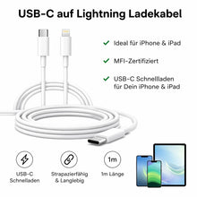 Original USB-C auf Lightning Ladekabel 1m Schnellladekabel für iPhone iPad
