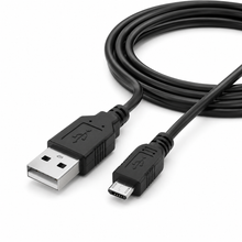 USB 2.0 High Speed Datenkabel Micro B auf USB A 1,8m Schwarz Zuverlässig