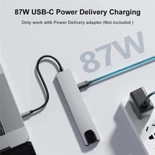 USB-C Hub 8in1 Premium Aluminium 4K HDMI LAN RJ45 PD für MacBook iPad