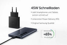 45W Super Schnellladegerät mit Kabel für Samsung S24 S23 S22 S21 A54 A53 A52