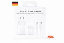 45W Super Schnellladegerät mit Kabel für Samsung S24 S23 S22 S21 A54 A53 A52